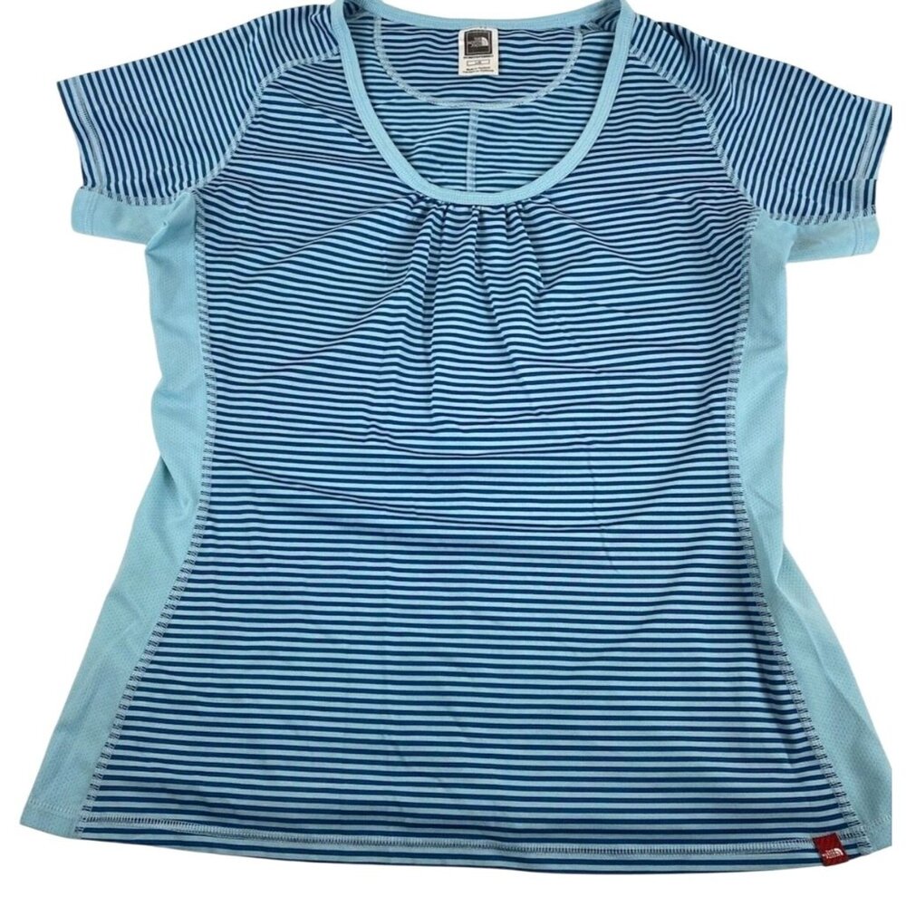 North Face Womens Large Vaporwick Short Sleeve Gym Athletic Outdoor Pullover Top